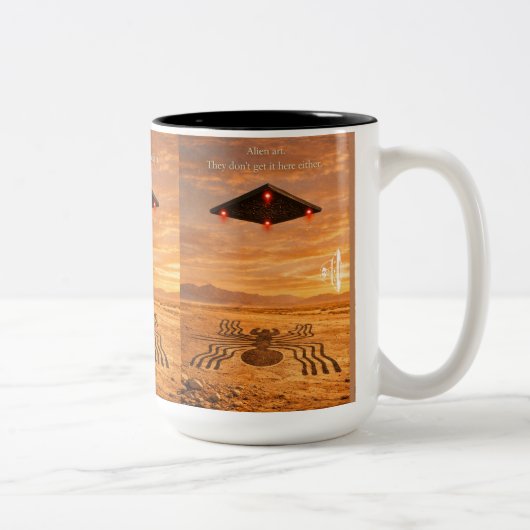 Nazca Spider Tweekleurige Koffiemok (Rechts)