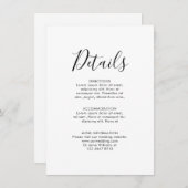 Nazeblauw Blush roze roze roodroodbruin details Informatiekaartje (Voorkant / Achterkant)