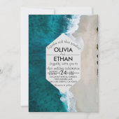 Nazeblauwe golven kust Weddenschap Kaart (Voorkant)