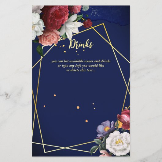 Nazeblauwe rozen bruiloft (Achterkant)