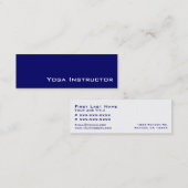 Nazewit Yoga Instructor visitekaartjes (Voorkant / Achterkant)