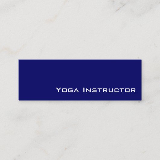 Nazewit Yoga Instructor visitekaartjes (Voorkant)