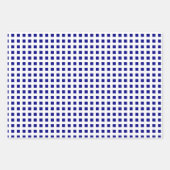 Nazewitte strepen controleren het geometrische pat inpakpapier vel (Voorkant 3)