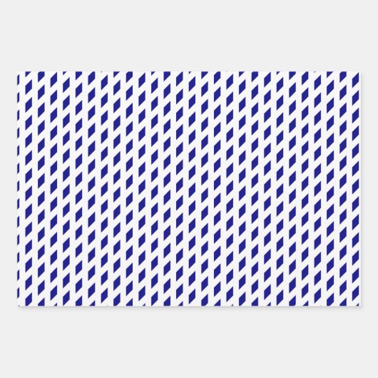 Nazewitte strepen controleren het geometrische pat inpakpapier vel (Voorkant)