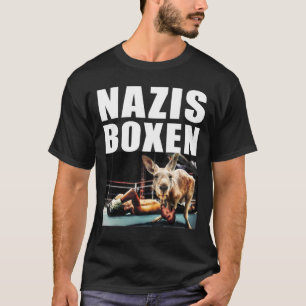 Nazis boxing Demo tegen recht en geweld met T-shirt