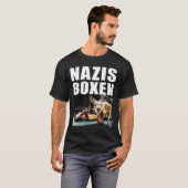 Nazis boxing Demo tegen recht en geweld met T-shirt (Voorkant volledig)