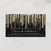 Nazorg instructies Lash Extension Gold Black Visitekaartje (Voorkant)