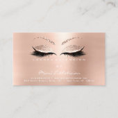Nazorg instructies Lashes Extension White Visitekaartje (Voorkant)