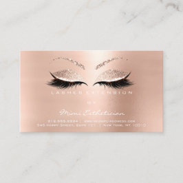 Nazorg instructies Lashes Extension White Visitekaartje