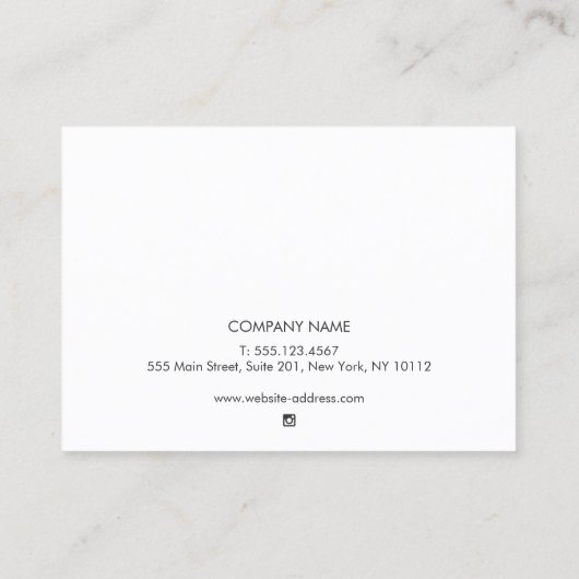 Nazorg voor lip, tong en Cheek Piercing Busi Visitekaartje (Achterkant)