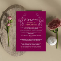 Nazorginstructie Logo vrouwen Body Bourgogne