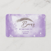 Nazorginstructies Brow Logo Microblade Busine Visitekaartje (Voorkant)