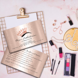 Nazorginstructies Brows Logo Crown Microblade Visitekaartje