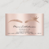 Nazorginstructies Eyebrow Crown Microblade Visitekaartje (Voorkant)