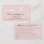 Nazorginstructies Eyebrow Crown Microblading Visitekaartje (Voorkant / Achterkant)