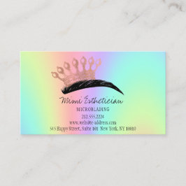 Nazorginstructies Eyebrow Crown Roos Holograp Visitekaartje