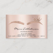 Nazorginstructies Eyebrow Roos-microblade Visitekaartje (Voorkant)