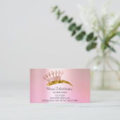 Nazorginstructies Eyebrow Roos Roze goud Visitekaartje (Staand voorkant)