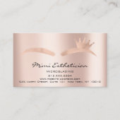 Nazorginstructies Eyebrow Ros Microblade Logo Visitekaartje (Voorkant)