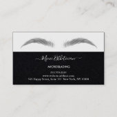 Nazorginstructies Eyebrow Ros Microblade Logo Visitekaartje (Voorkant)