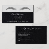 Nazorginstructies Eyebrow Ros Microblade Logo Visitekaartje (Voorkant / Achterkant)