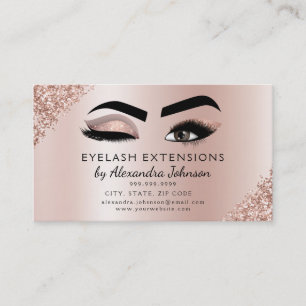 Nazorginstructies Eyelashes Roos Gold Pink Visitekaartje