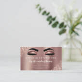 Nazorginstructies Eyelashes Roos Gold Visitekaartje (Staand voorkant)