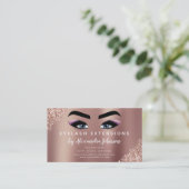 Nazorginstructies Eyelashes Roos Gold Visitekaartje (Staand voorkant)