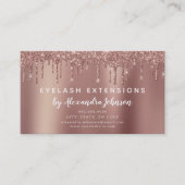 Nazorginstructies Eyelashes Roos Gold Visitekaartje (Voorkant)