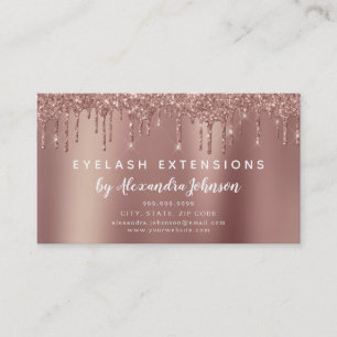 Nazorginstructies Eyelashes Roos Gold Visitekaartje