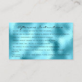 Nazorginstructies Lash Roos Gold Drids Ocean Visitekaartje (Achterkant)