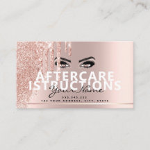 Nazorginstructies Lash Roos Gold Drips Vonk