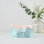 Nazorginstructies Lash Roos Gold Drives Blue Visitekaartje (Staand voorkant)