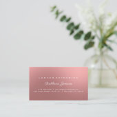 Nazorginstructies Lash Roos Gold Sparkling Visitekaartje (Staand voorkant)