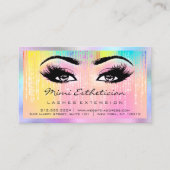 Nazorginstructies Lash Roos Holograaf Regenboog Visitekaartje (Voorkant)