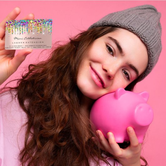 Nazorginstructies Lash Roos Holograaf Unicorn Visitekaartje