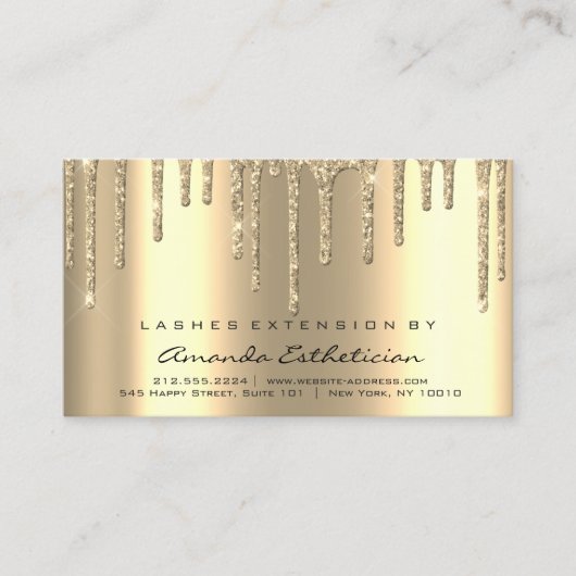 Nazorginstructies Lashes Extension Dips Spark Visitekaartje (Voorkant)