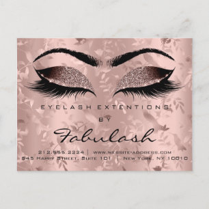 Nazorginstructies Lashes Extension Roos Birds Briefkaart