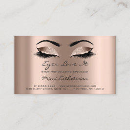 Nazorginstructies Lashes Extension Roos Blush Visitekaartje