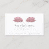 Nazorginstructies Lashes Extension Roos Grey Visitekaartje (Voorkant)