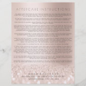 Nazorginstructies Roos Elektrolysis Wax Logo Flyer (Achterkant)