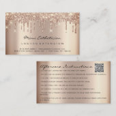 Nazorginstructies Uitslag Roos Drift QR-code Visitekaartje (Voorkant / Achterkant)