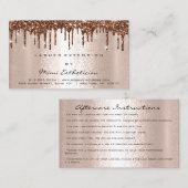 Nazorginstructies Uitslag Roos Gold Drives Bruin Visitekaartje (Voorkant / Achterkant)