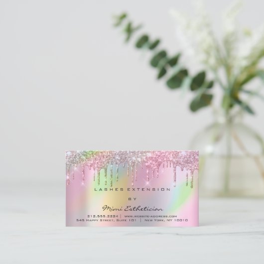 Nazorginstructies Uitslag Rozen HOLOGRAFIE Visitekaartje (Staand voorkant)