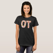 Nb6e Ot Occupational Therapy Autumn Herfst Thanksg T-shirt (Voorkant volledig)