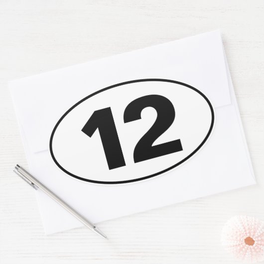 NB 12 OVALE STICKER (Envelop)