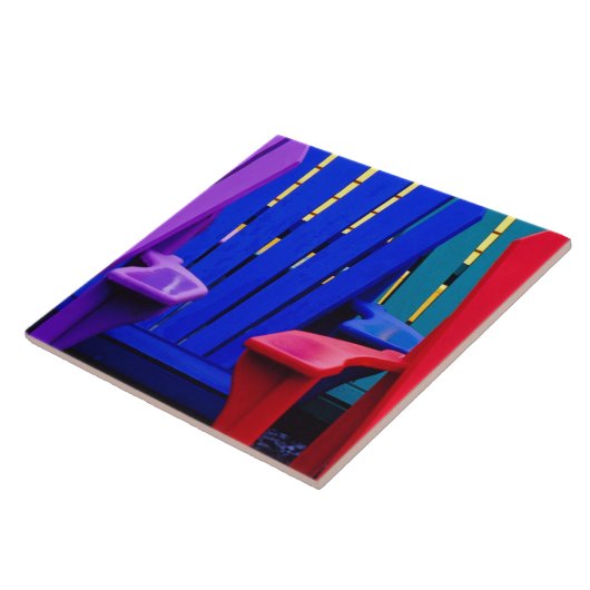 NB Canada, Nova Scotia, Bridgewater. Kleurstof 2 Tegeltje (Zijkant)