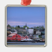 NB Canada, Nova Scotia. Een uitzicht van Lunenburg Metalen Ornament (Voorkant)