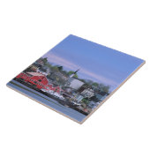 NB Canada, Nova Scotia. Een uitzicht van Lunenburg Tegeltje (Zijkant)