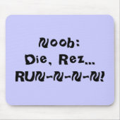 NB: Die, Rez...RUN-N-N-N. Muismat (Voorkant)